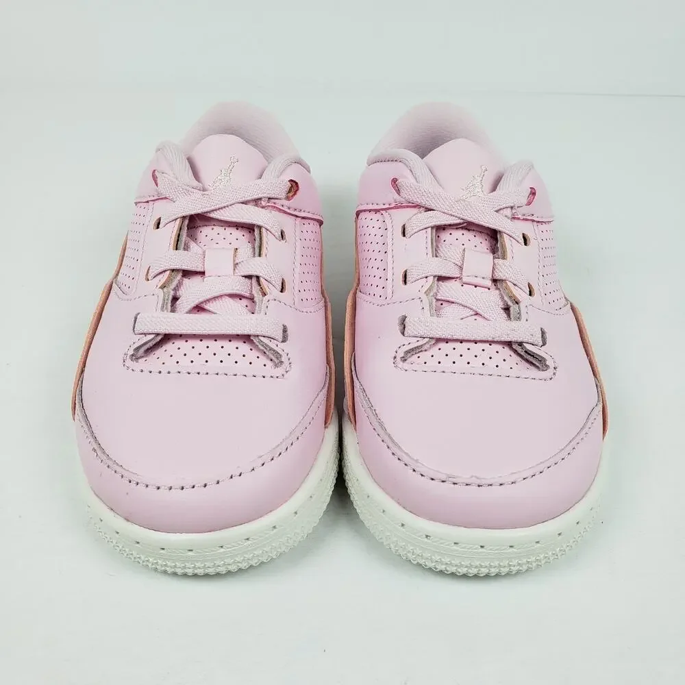 Nike Air Jordan Flight Court Toddler Girls Size 9c Pink Foam Sail Muslin Shoes